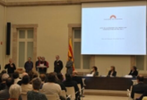 ICIP recognizes the struggle of conscientious objectors and insubmisos in an emotional event at the Catalan Parliament