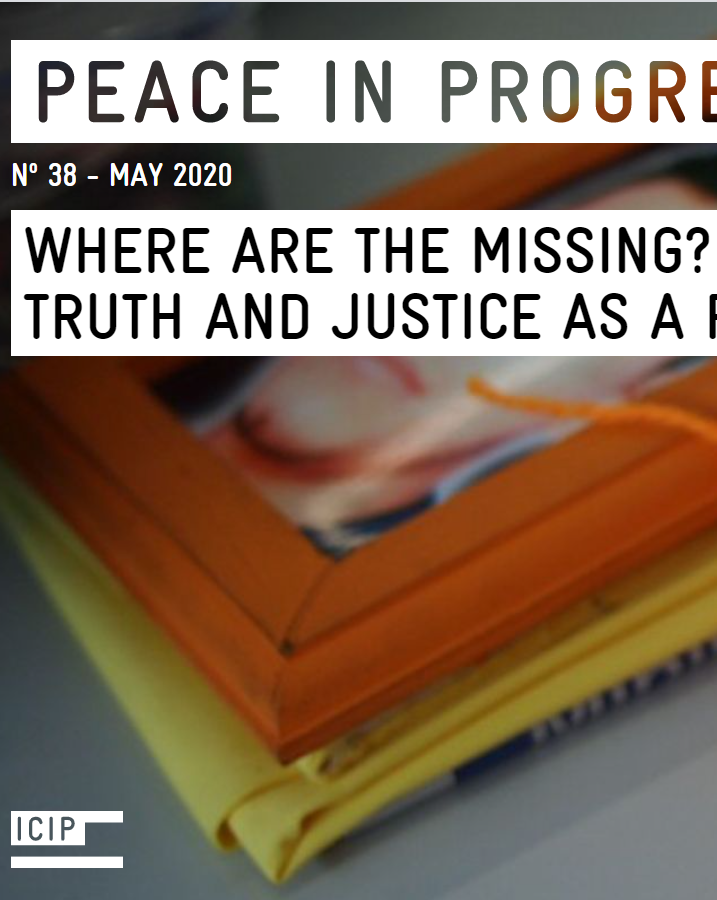 Where are the missing? Truth and justice as a requisite for peace