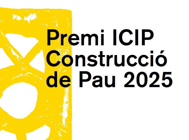 Oberta la convocatòria del Premi ICIP Construcció de Pau 2025, dotat amb 6.000 euros